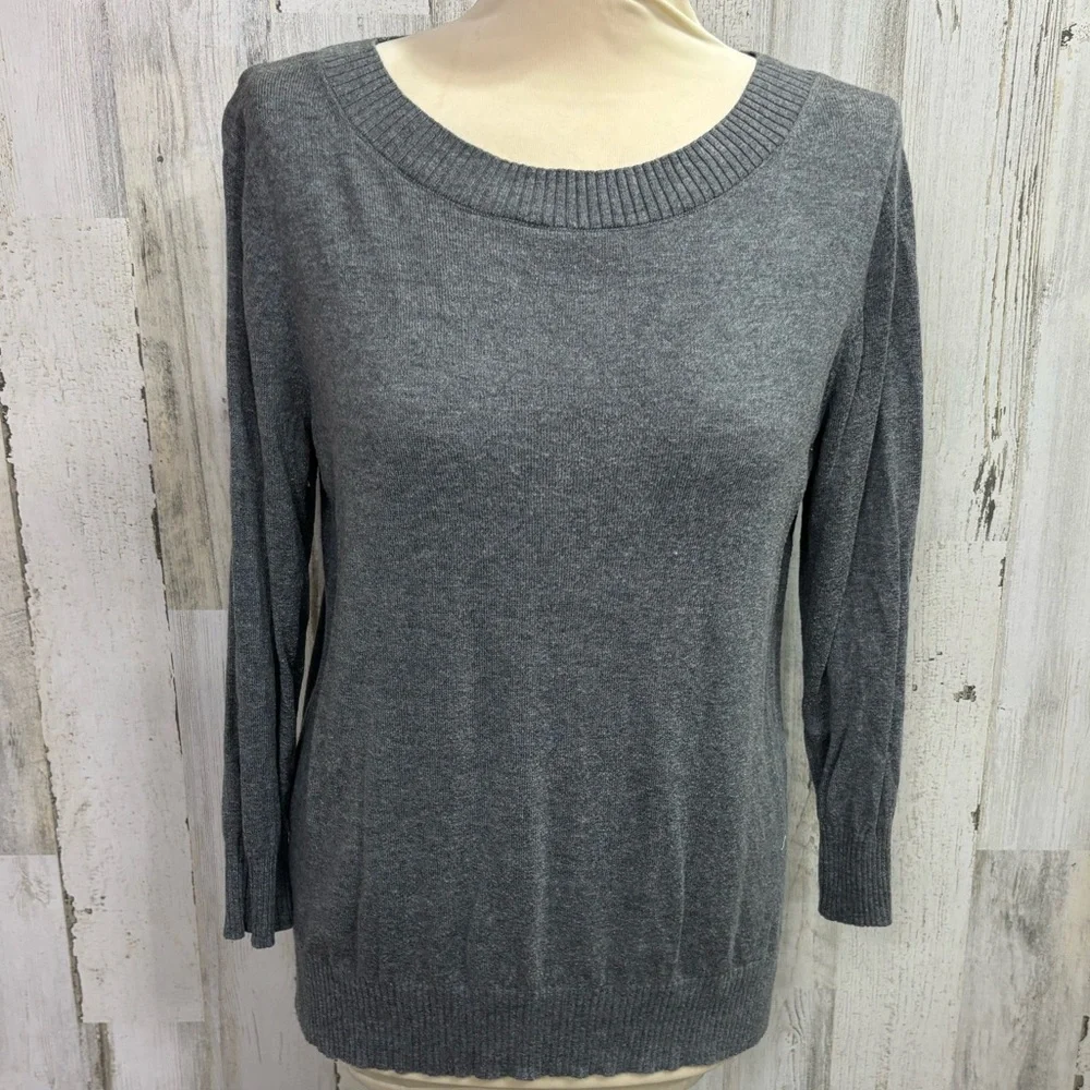 LOFT Outlet Heather‎ Gray Knit Sweater